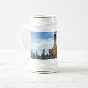 Gold Thor Hammer stein Bierpul
