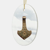 Gold Thor Hammer talisman ornament (Links)