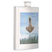 Gold Thor Hammer trees stainless steel flask Flacon (Rechts)