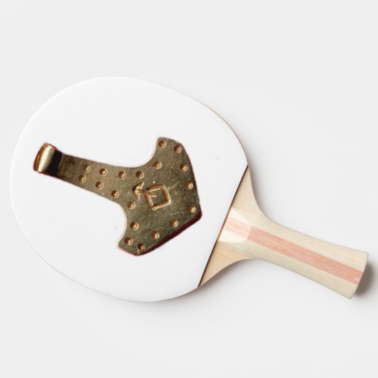 Gold Thor Hammer white ping pong paddle Tafeltennisbatje (Zijkant)