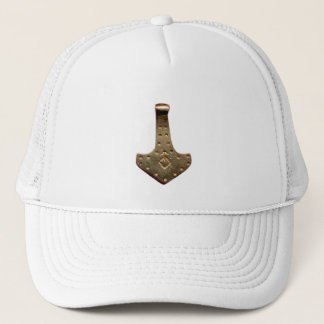 Gold Thor Hammer wit pet