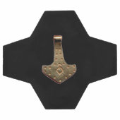 Gold Thor Hammer zwart voetbal (Enkel)