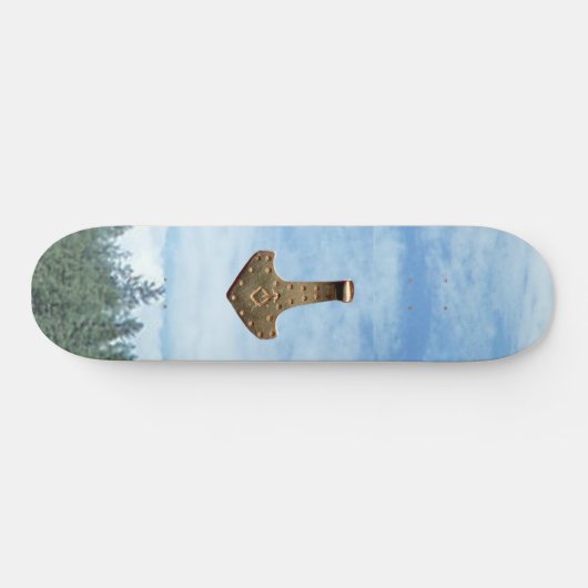 "Gold Thor's Hammer Tree skateboard" Persoonlijk Skateboard (Horizontaal)