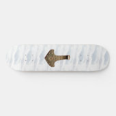"Gold Thor's Hammer wolds skateboard" Persoonlijk Skateboard (Horizontaal)