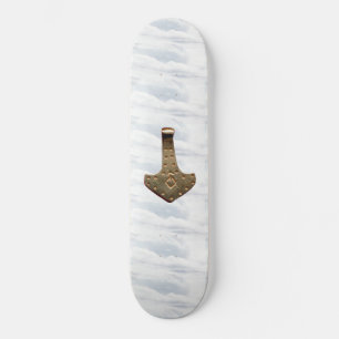 "Gold Thor's Hammer wolds skateboard" Persoonlijk Skateboard