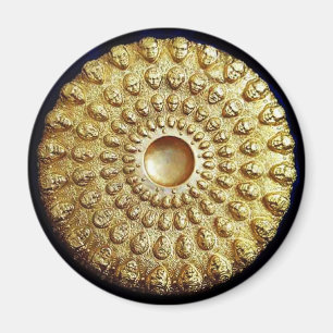 GOLD THRACIAN DISK MAGNEET