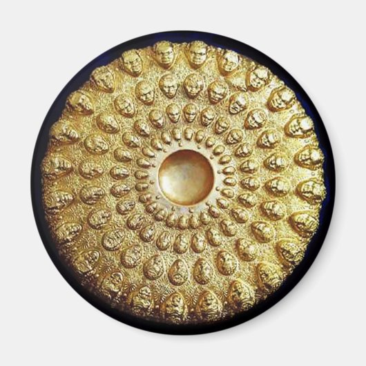 GOLD THRACIAN DISK MAGNEET (Voorkant)
