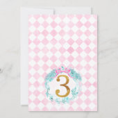 Gold Three Land of Sweets Nutkraker Birthday Kaart (Achterkant)