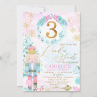 Gold Three Land of Sweets Nutkraker Birthday