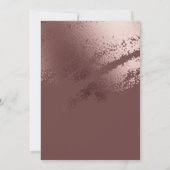 Gold Tiara Roos Gold Brush Stroke Sweet 16 Kaart (Achterkant)