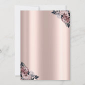 Gold Tiara,String Lights Floral Dress Kaart (Achterkant)