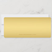 Gold Ticket 50ste verjaardag Kaart (Achterkant)