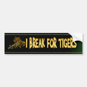 Gold Tiger Bumpersticker