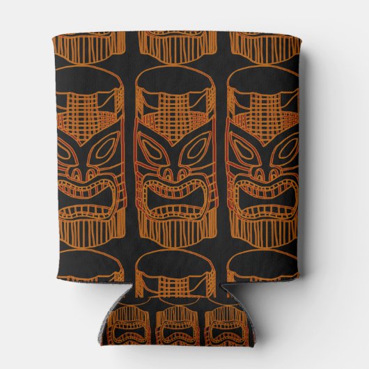 Gold Tiki Sculpture Thunder_Cove Blikjeskoeler (Achterkant)