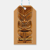 Gold Tiki Sculpture Thunder_Cove Cadeaulabel (Voorkant)