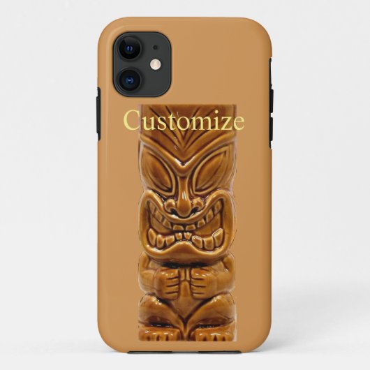 Gold Tiki Sculpture Thunder_Cove Case-Mate iPhone Case (Achterkant)