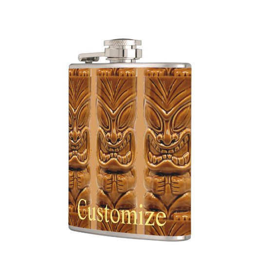 Gold Tiki Sculpture Thunder_Cove Heupfles (Links)