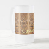 Gold Tiki Sculpture Thunder_Cove Matglas Bierpul (Voorkant links)