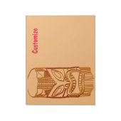 Gold Tiki Sculpture Thunder_Cove Notitieblok (Linkerzijde)