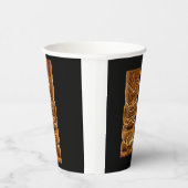 Gold Tiki Sculpture Thunder_Cove Papieren Bekers (Rechts)