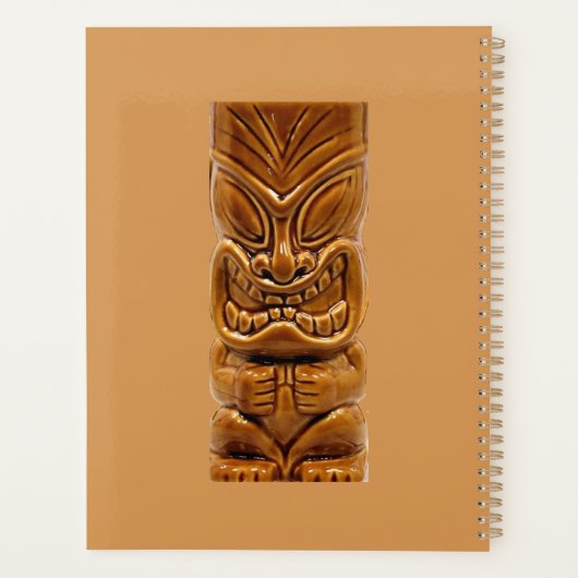 Gold Tiki Sculpture Thunder_Cove Planner (Achterkant)
