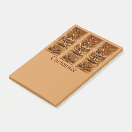 Gold Tiki Sculpture Thunder_Cove Post-it® Notes (Schuin)