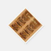 Gold Tiki Sculpture Thunder_Cove Servet (Hoek)