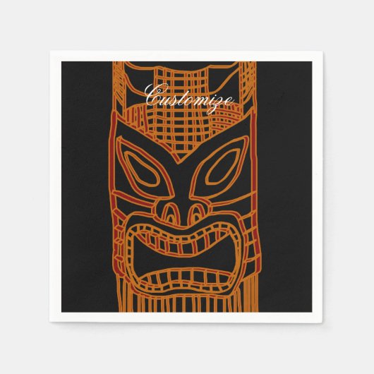 Gold Tiki Sculpture Thunder_Cove Servet (Voorkant)