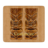 Gold Tiki Sculpture Thunder_Cove Snijplank (Voorkant)