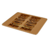 Gold Tiki Sculpture Thunder_Cove Snijplank (Hoek)