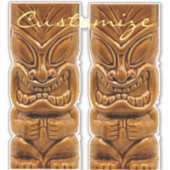 Gold Tiki Sculpture Thunder_Cove Sticker (Voorkant)