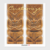 Gold Tiki Sculpture Thunder_Cove Sticker (Vel)