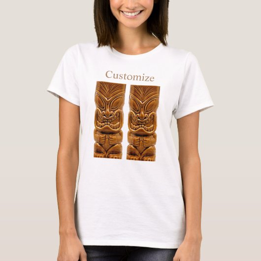 Gold Tiki Sculpture Thunder_Cove T-shirt (Voorkant)