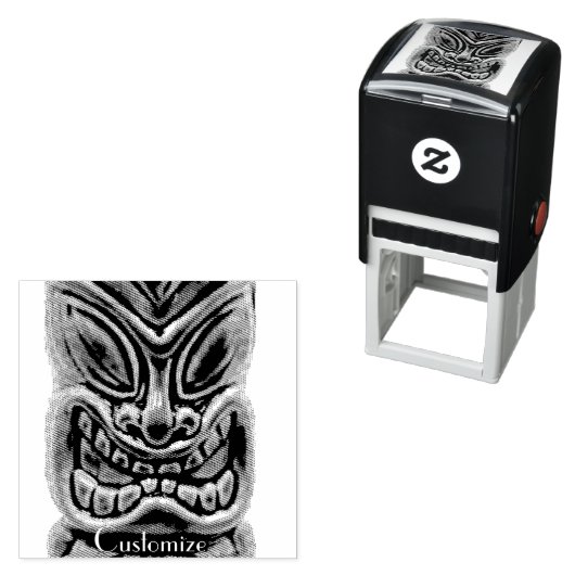 Gold Tiki Sculpture Thunder_Cove Zelfinktende Stempel (In situ)