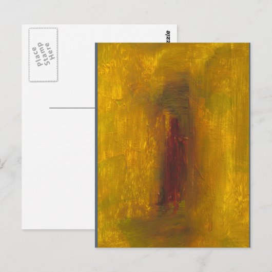 "Gold to Violet" Albers Homage Briefkaart afdrukke (Voorkant / Achterkant)