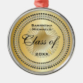 Gold Tone-klasse van 2023 Star-Afstuderen Ornament (Voorkant)