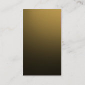 Gold Tone Monogram Interior Designer Visitekaartje (Achterkant)