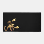 Gold Tone Scorpio Scorpion Symbol Zodiac Bureaumat (Voorkant)