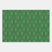 Gold tones Elephant head Art Deco Pattern Inpakpapier Vel (Voorkant 3)