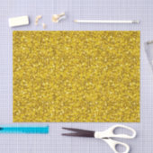 Gold Tones Faux Glitter en Sparkles Patroon Tissuepapier (Craft)