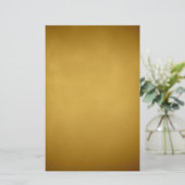 Gold Tones Yellow Ochre Earth Colour Art Briefpapier (Staand voorkant)