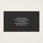 Gold Tooth-pictogram | Tandheelkunde Visitekaartje (Achterkant)