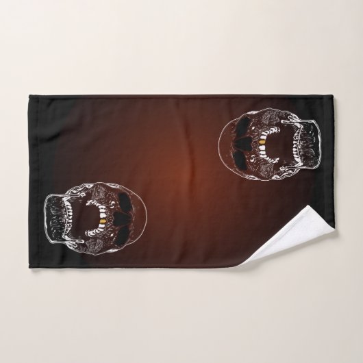 Gold Tooth Skull-set - Schroefkunst Bad Handdoek (Handdoek)