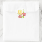 Gold Top Iris-Sticker Ronde Sticker (Tas)