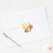 Gold Top Iris-Sticker Ronde Sticker (Envelop)