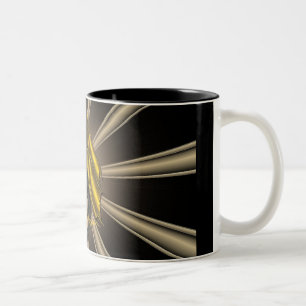 Gold Topaz Dragon Pattern Mok