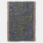 Gold Topography Deken (Voorkant Verticaal)