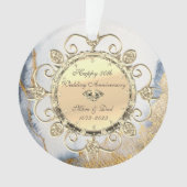 Gold Touch Diamonds 50th Wedding Jubileum Ornament (voorkant)