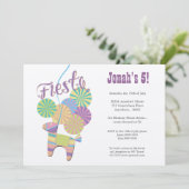 GOLD Traditional Donkey Fiesta Pinata Birthday Kaart (Staand voorkant)