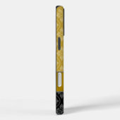 Gold Traditional Japanse Tatewaku Pattern Case-Mate iPhone Case (Achterkant / Rechts)